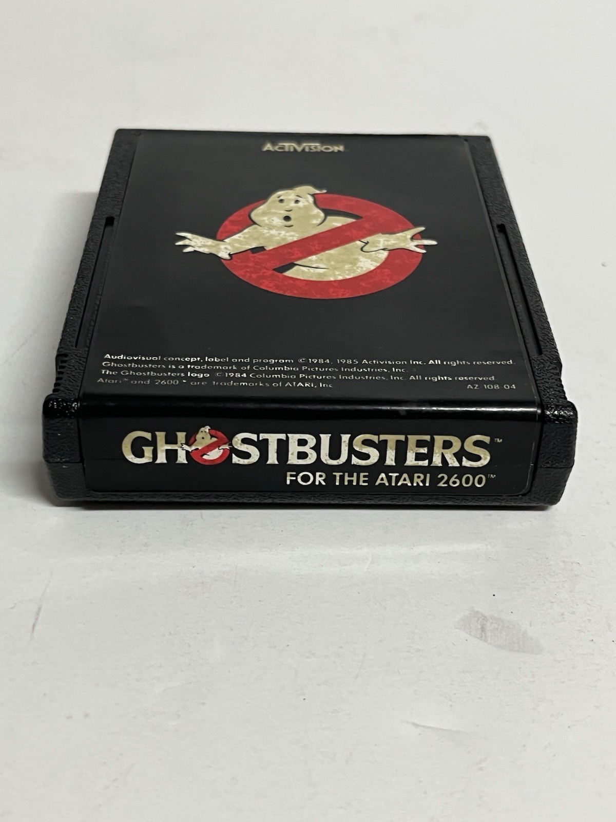 Ghostbusters Atari 2600 W/Box & Manual Big Box Activision 1985 UNTESTED