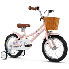 14 Inch Bicycle with Height Adjustable Handlebar & Seat Basket Bell Training
