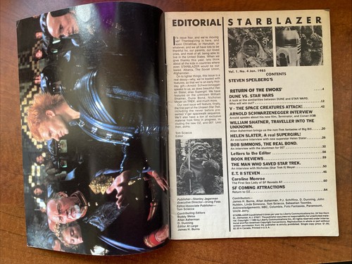 Starblazer Magazine - Volume #1, #4 Dune, Star Trek, Star Wars 1985 - Picture 2 of 5