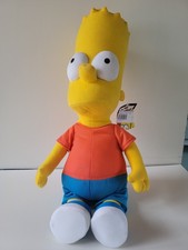 The Simpsons Bart Simpson Nanco 2005 Plush Doll 17" 20th Century Fox