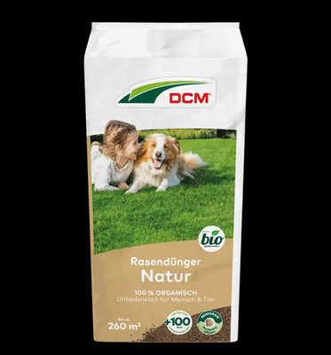 Cuxin DCM Rasendünger Natur 10,5 kg organisch Langzeitwirkung Minigran NPK BIO