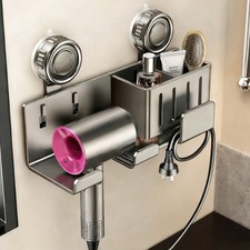 Haartrockner Halter F&ouml;nhalter F&ouml;n Halterung F&ouml;hn Wandhalterung F&ouml;n ohne bohren