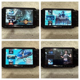 Sony PSP 1000 1001 US Handheld Black Console 32GB Memory Card Works Great!!