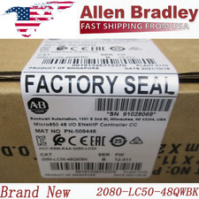 Brand New AB 2080-LC50-48QWBK Micro850 IP Controller CC Free Shipping
