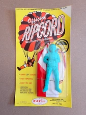 RARE Vintage Ray Line RIPCORD TV Show Sky Diving Parachutist Toy Mint On Card