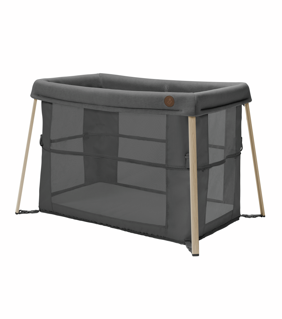 Maxi-Cosi Iris Child Travel Cot -Beyond Graphite Eco RRP£169 - B-Graded