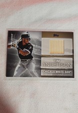 2020 Topps Major League Material Tim Anderson Gold 6/50 #MLM-TA White Sox 