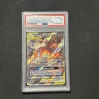2019 POKEMON SM BLACK STAR PROMO #SM201 RESHIRAM & CHARIZARD GX FULL ART PSA 1