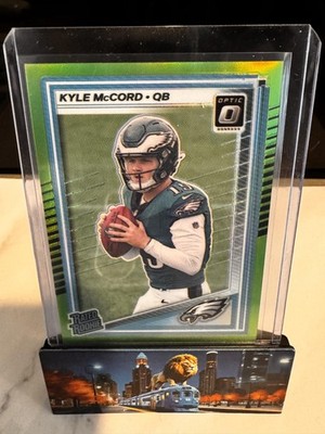 2025 Donruss Optic #283 Kyle McCord Neon Green #/199