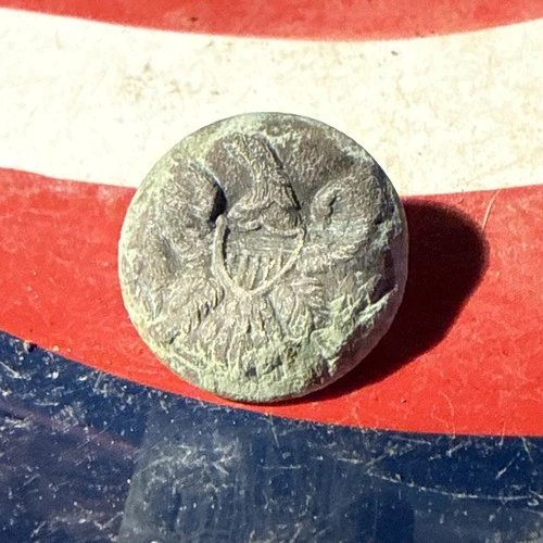 Dug Civil War 💥 🇺🇸 💣 Beautiful Eagle Coat Button