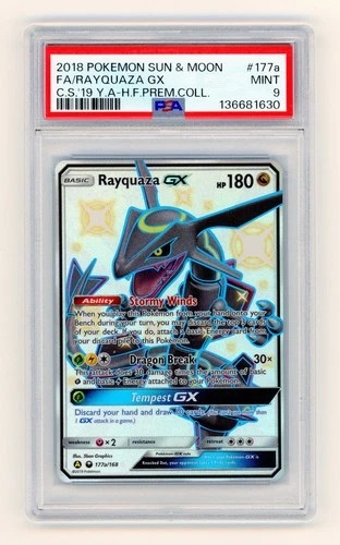 Rayquaza GX 177a/168 Promo PSA 9