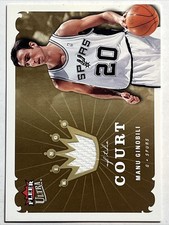 2006-07 Fleer Ultra Manu Ginobili Kings of the Court Jersey #KK-MG Spurs