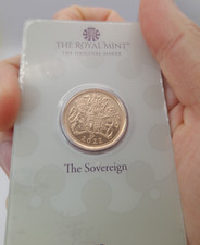 2022 Full Gold Sovereign in Blister Packaging - Last of the Queens Portrait