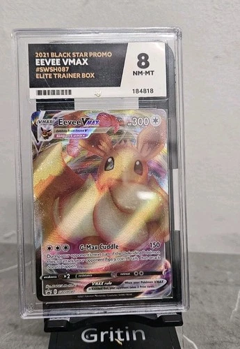 Eevee VMAX SWSH087 Black Star Promo 2021 Elite Trainer Pokémon Card NM-MT ACE 8
