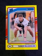 2024 Panini Donruss - Rated Rookie Tanner McLachlan #324 Press Proof Yellow (RC)
