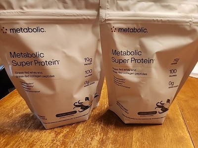 2-Packs Of  Metabolic Super Protein 15.34 Oz. Creamy Vanilla 19g Protien 