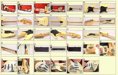 Fender Stratocaster 1977 Hardtail Olympic White Super leicht - Bild 1 von 4