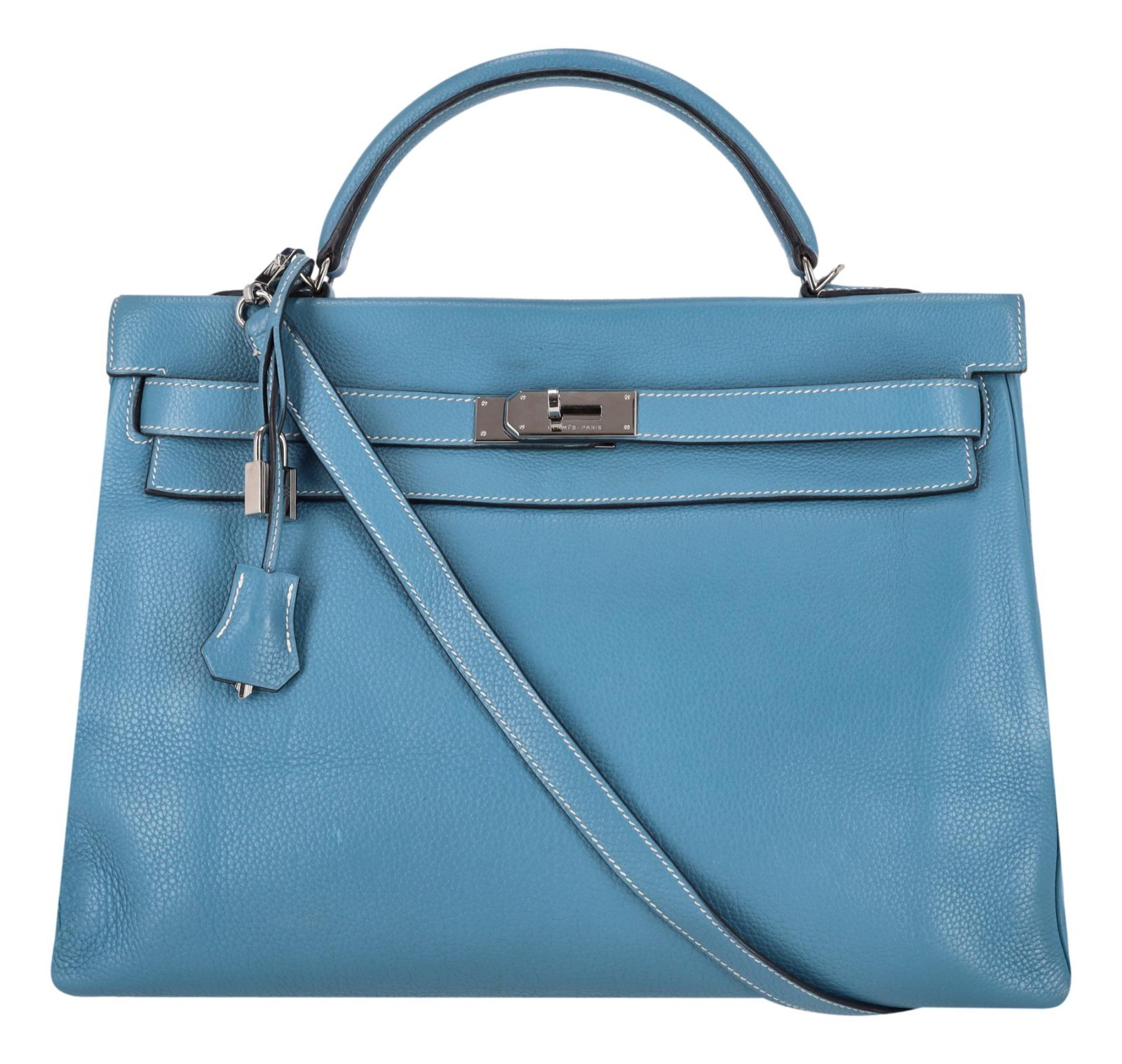 Hermes Kelly Clemence Leather Retourne 40cm Bag
