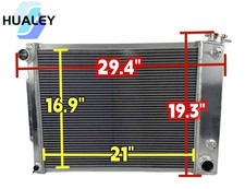 3 Row Aluminum Radiator For 1967-1969 Chevy Camaro Firebird Small Block V8 3 Row Aluminum Radiator For 1967-1969 Chevy Camaro Firebird Small Block V8