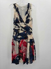 Pre-Owned Banana Republic Ivory Size 0 Knee Length Sleeveless Dress