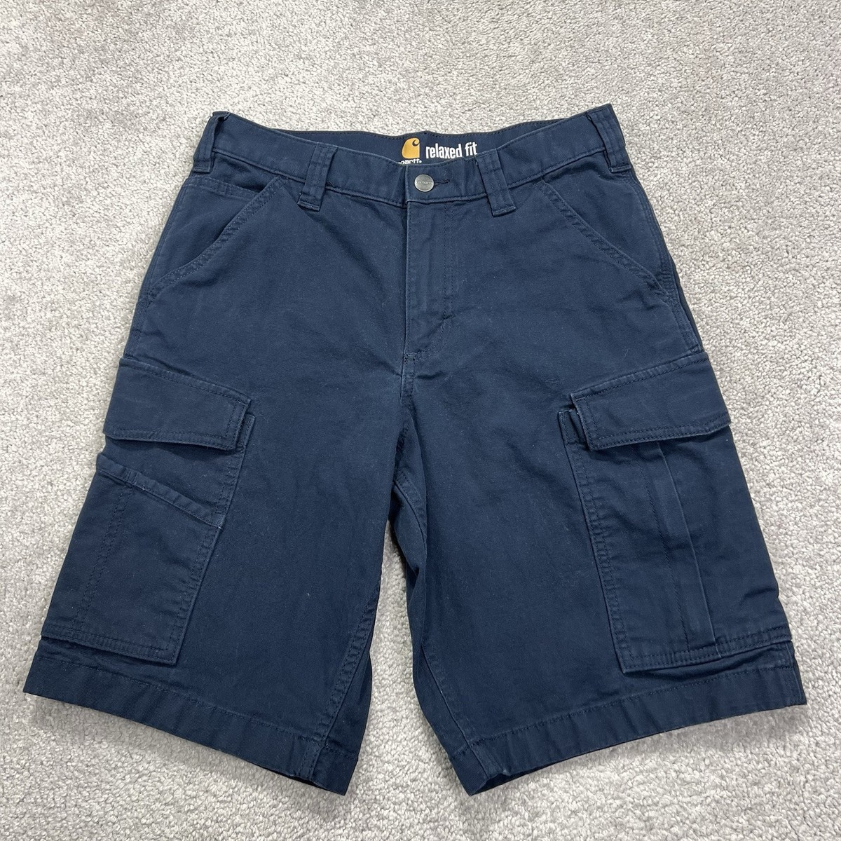 パンツ SOL guruguru Sweat Cargo Shorts navy L Carhartt Cargo Shorts Men 30x10 Relaxed Fit Stretch Canvas Rugged