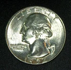 1952 P ** Washington Quarter ** Beautiful Color ** Superb Gem BU ** Album Toned