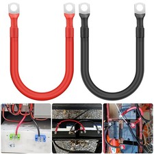 2awg Heavy Duty Battery Inverter Cable 38 Ring Terminal For Automotive Rv Car 2awg Heavy Duty Battery Inverter Cable 38 Ring Terminal For Automotive Rv Car