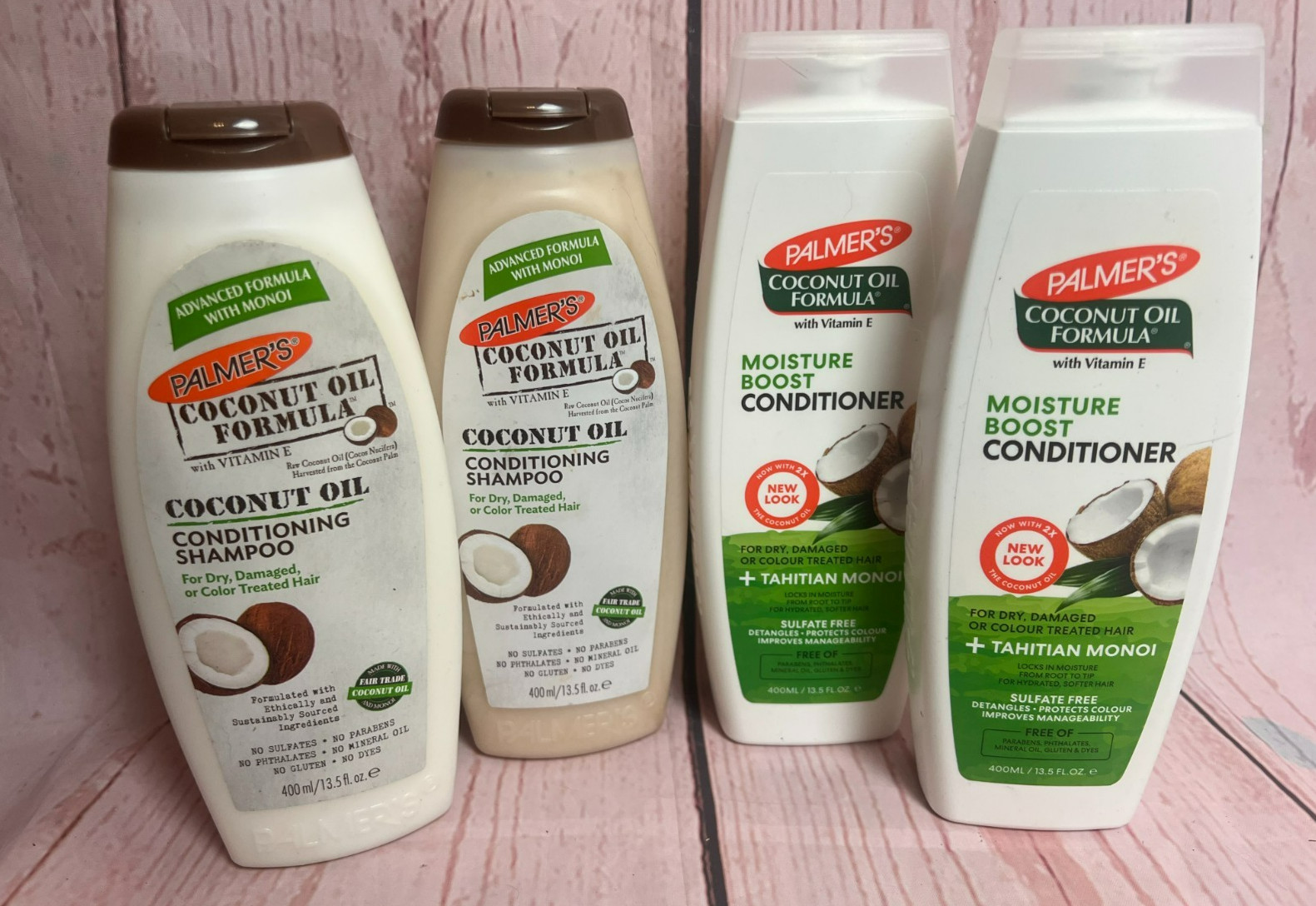 Palmer's 4x 400ml Coconut Oil Formula Conditioner & Shampoo *LAST STOCK*