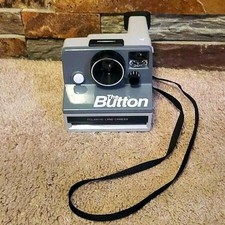 Vintage 80s Polaroid The Button Instant Land Camera
