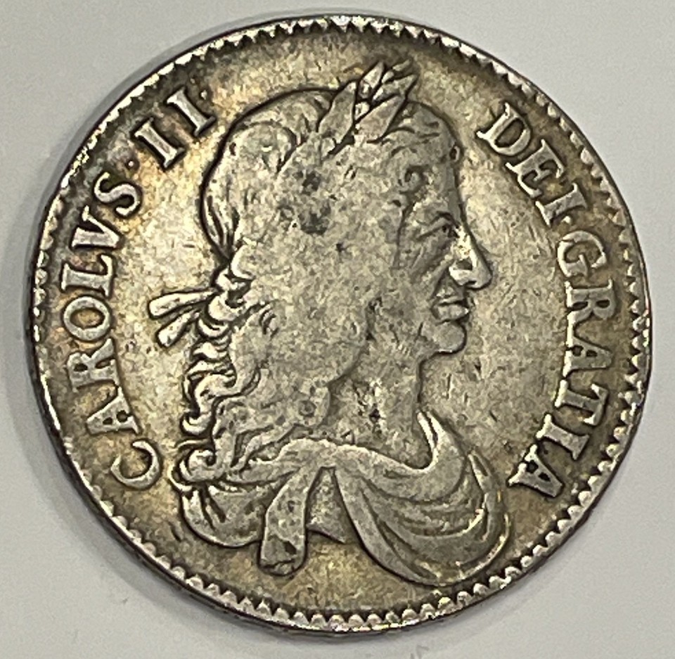 1663 Charles II Silver Half Crown Coin | eBay UK