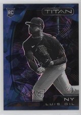 2022 Panini Chronicles Titan Blue Ice Prizm /25 Luis Gil #7 hg6