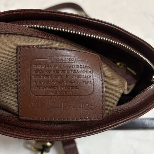 Coach Madison Regis Bag 4405 Beechnut Caviar Leather Crossbody 90s Italy VTG - Picture 12 of 13