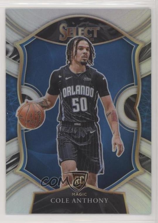 2020-21 Panini Select Concourse Silver Prizm Cole Anthony #75 07i7