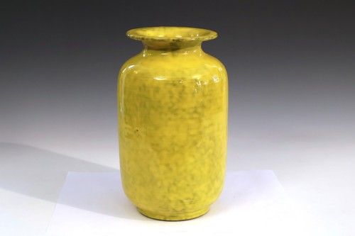 Vase jaune atomique vintage Italica Ars poterie italienne Raymor MCM PV - Photo 2/8