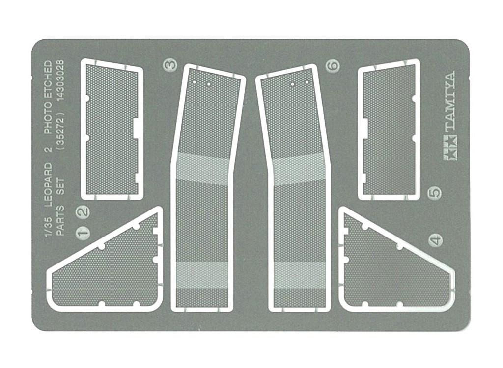 Tamiya 1/35 scale Leopard 2 photo etched parts set - Image 5