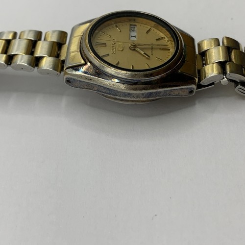 Seiko 2906-0850 Ladies Gold plated Automatic Day/Date Watch, Ticking #K493 - Picture 5 of 14