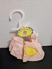 Muffy Vanderbear Pink Happy Birthday Lemon Clothes