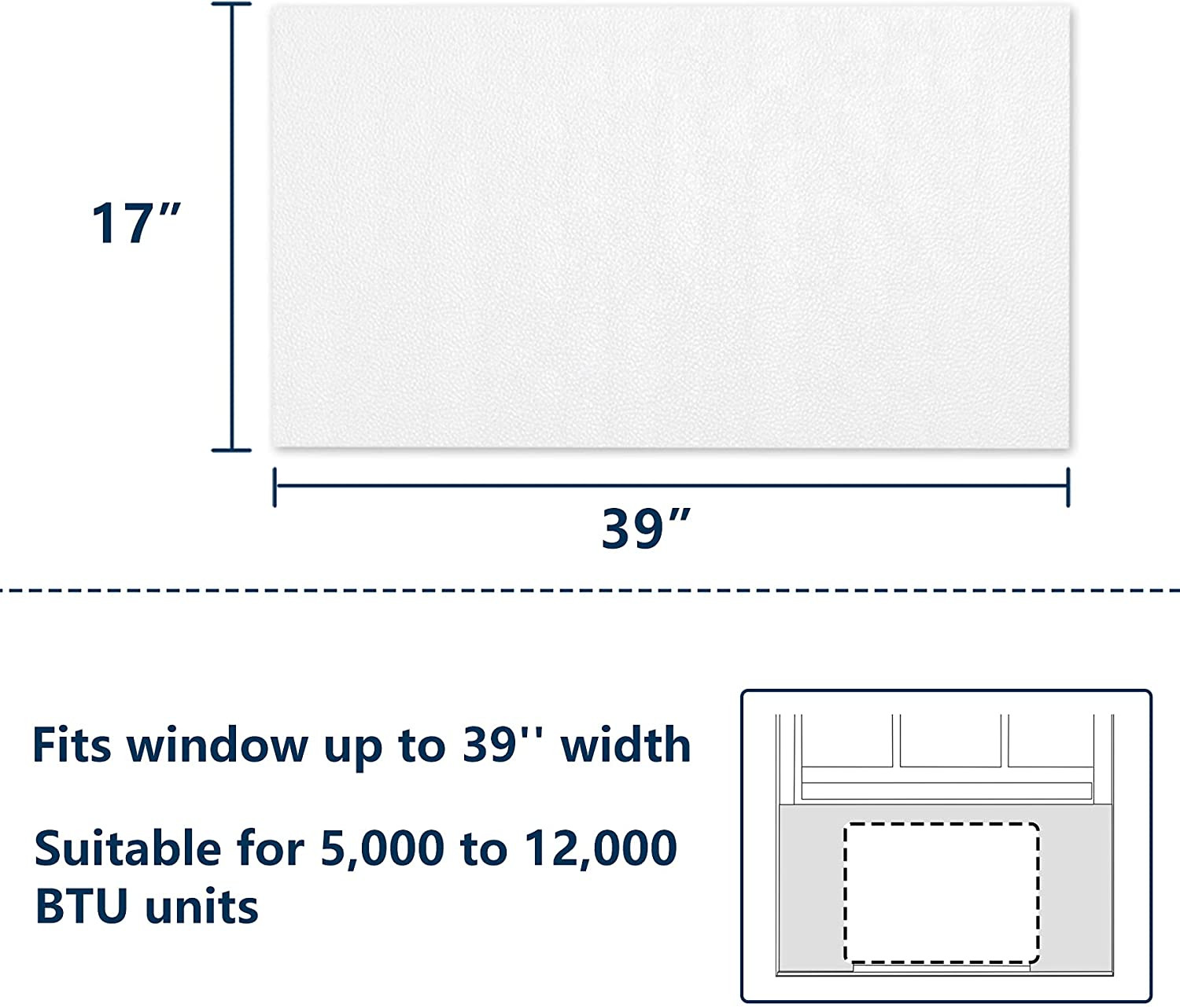 Window Air Conditioner Surround Foam Insulation Panels,Ac Side Insulating Sun Bl