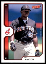 Matt Lawton 2002 Upper Deck Victory #67 Indians MLB READ FREE SHIP AutographDen