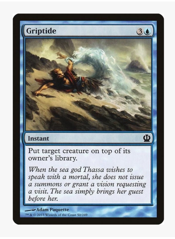 Griptide | MTG Theros THS | Magic Blue Target Instant | LP 