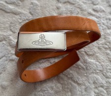 Vivienne Westwood Brown Leather Waist Belt Size 40