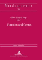 Function And Genres Studies On The Linguistic Features Of Discourse Types Nagy