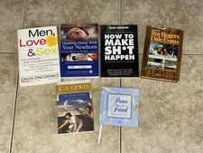 Various Books (C.S. Lewis, Sean Whalen, Roy Rogers, David Zinczenko, Newborn)