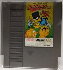 The Simpsons: Bartman Meets Radioactive (NES) Cartridge Only Authentic Tested