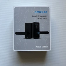 Amzloc Smart Fingerprint Lever Lock, New (Open Box)