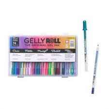 SAKURA Gelly Roll Gel Pens 74pc new damaged box