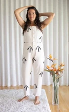 Caron Callahan Althea Overalls Cotton Size Small