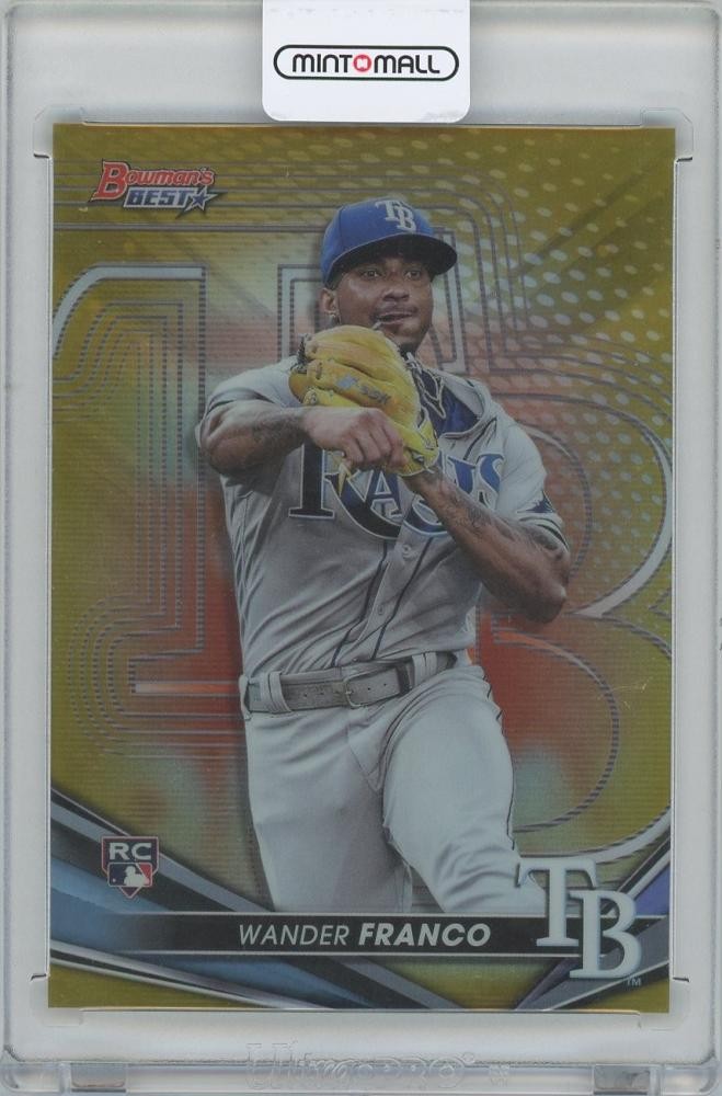 2022 Bowman S Best Gold Refractors 39 / Wander Franco Tampa Bay Rays 27/50