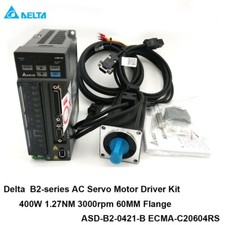 Delta AC Servo 0.4KW 1.27NM 3000rpm ASD-B2-0421-B ECMA-C20604RS Motor Driver