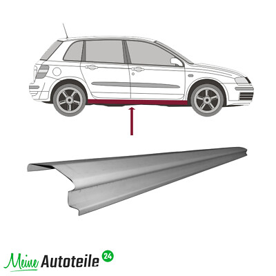 Schweller Reparaturblech für Fiat Stilo 2001-2007 /1x Links = Rechts 4/5 Tür